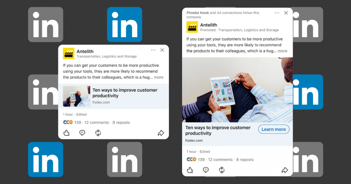 LinkedIn зменшує превʼю посилань в органічних публікаціях