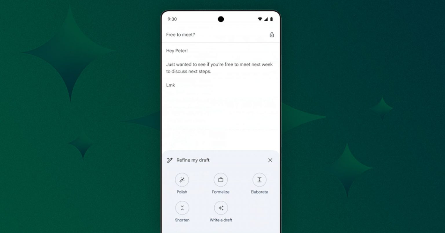 Фото: Google оновили Gemini в Gmail: тепер ШІ допоможе покращити чернетки
