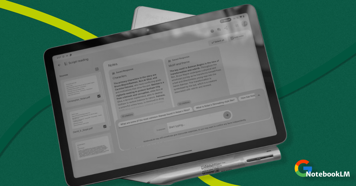 Google додав функцію аудіоогляду до свого ШІ-застосунку NotebookLM