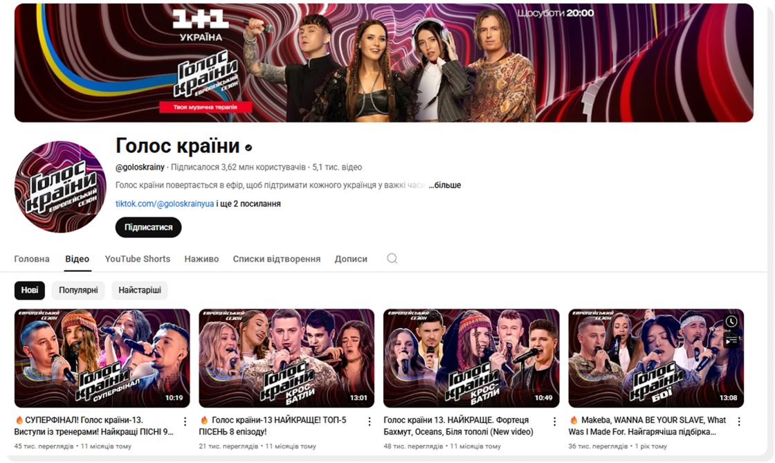 Фото: Український YouTube: список рекомендованих каналів для маркетологів від IAB Україна