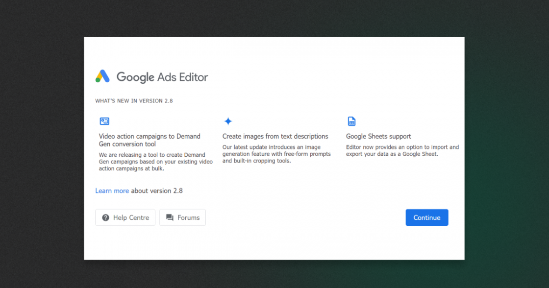 У оновленій версії Google Ads Editor 2.8 з’явилася ШІ-генерація зображень