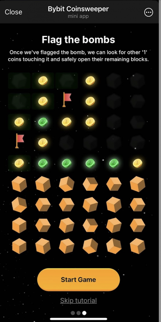 Фото: Bybit Coinsweeper