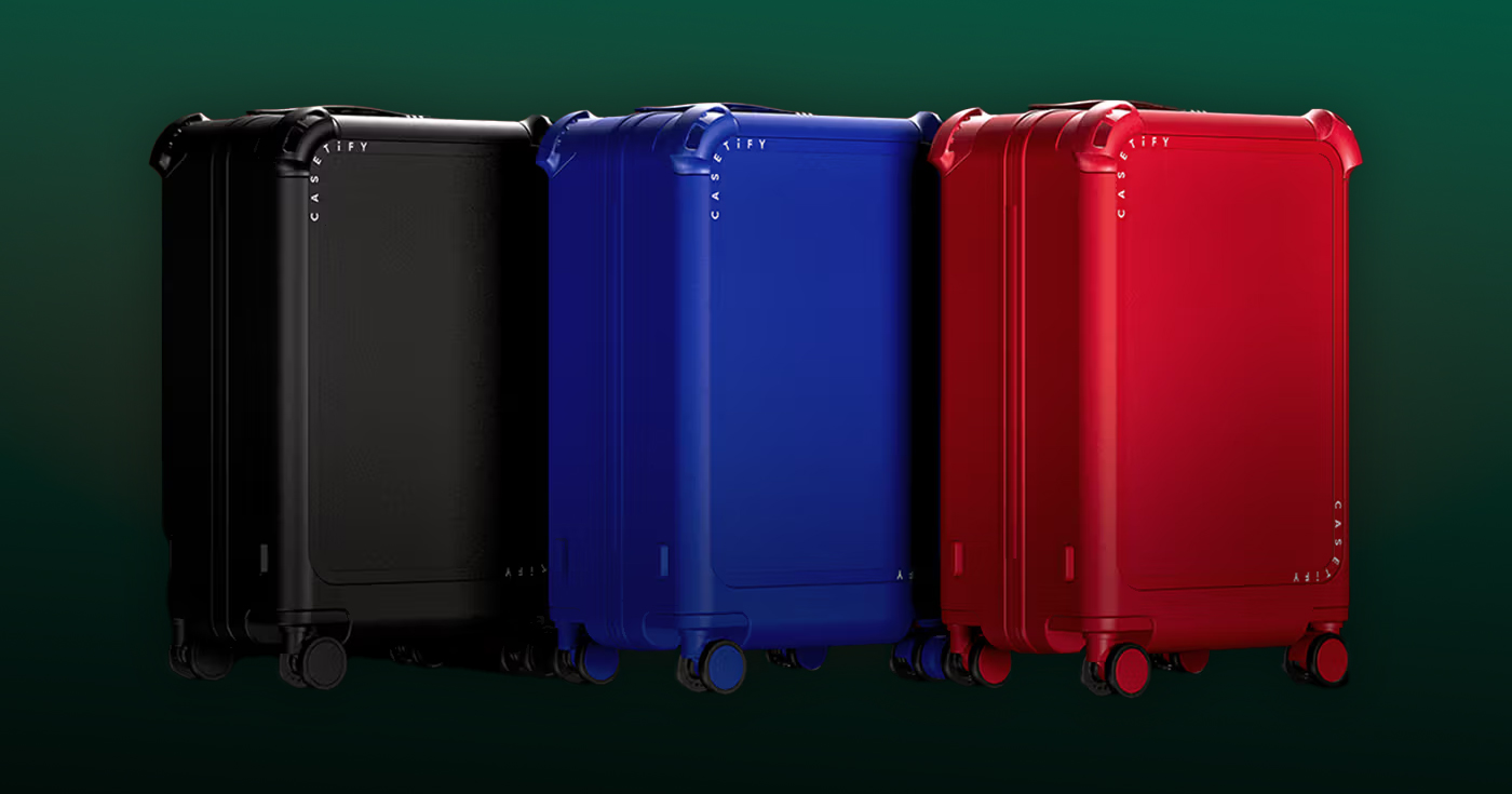Фото: Бренд CASETiFY розширює асортимент новою лінійкою валіз для подорожей