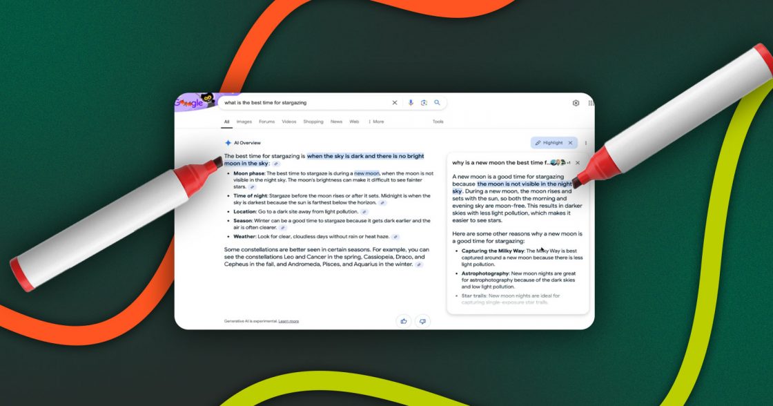 Google додасть в AI Overviews функцію ШІ-маркера для уточнень відповідей
