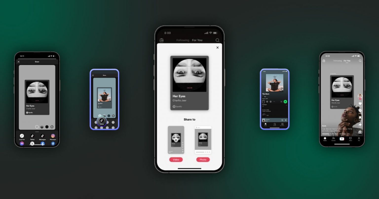Фото: Spotify та Apple Music інтегрували функцію для публікації музики у TikTok
