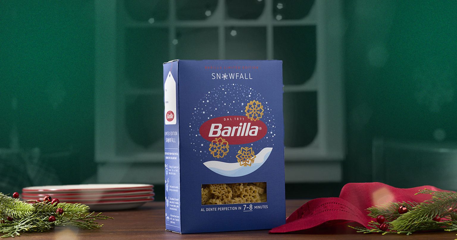 Фото: Італійський бренд Barilla випустив макарони у формі сніжинок