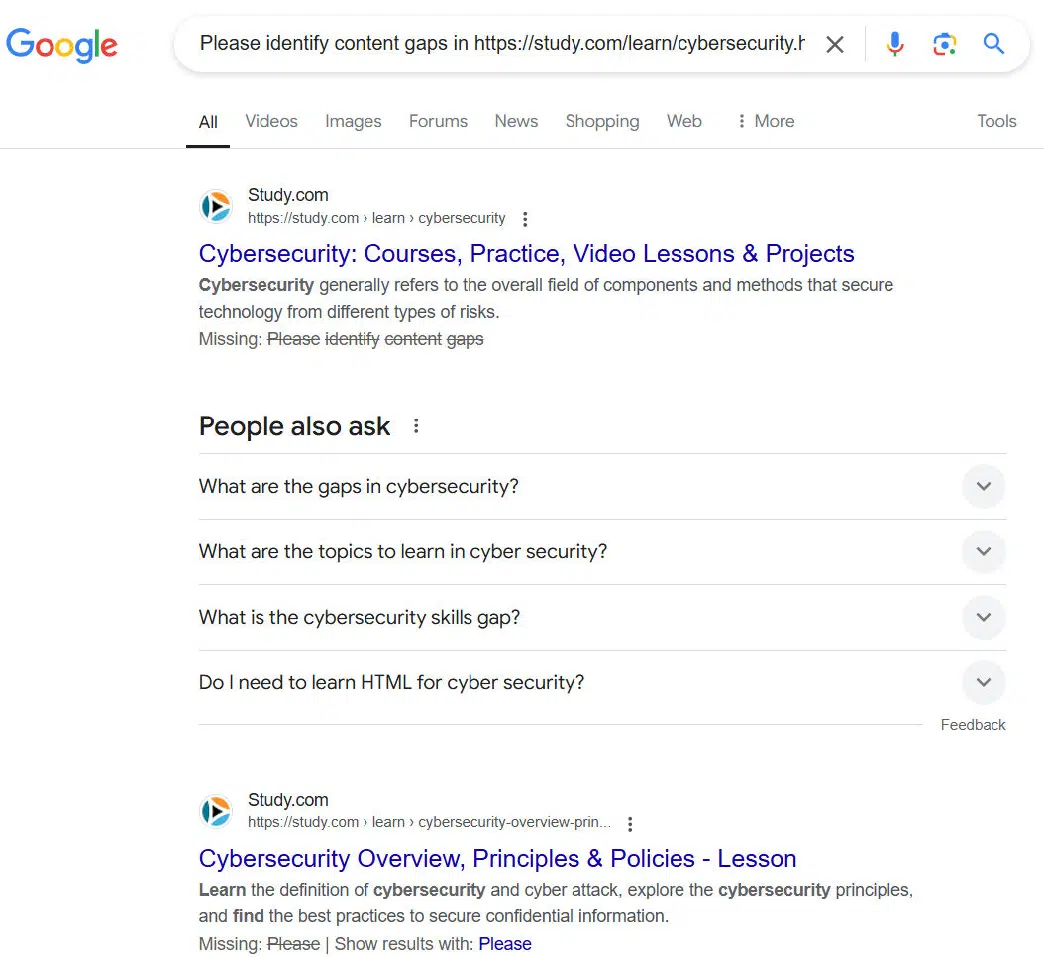 Фото: Пошук у Google й SearchGPT — порівняльний аналіз Search Engine Land