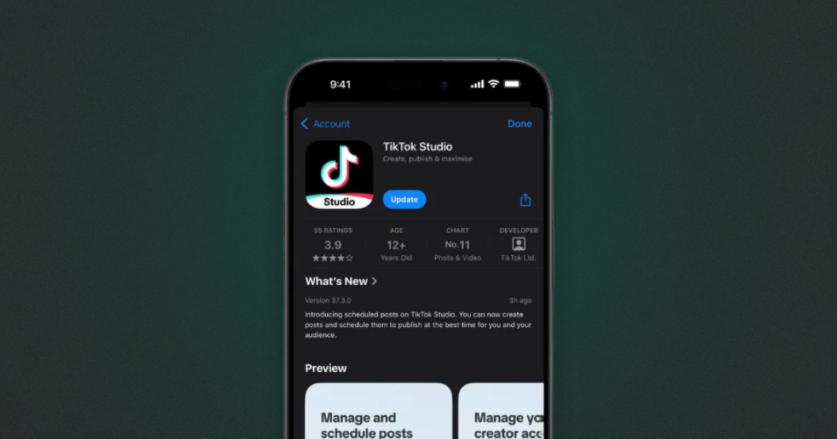 TikTok додав планування публікацій у застосунок Studio