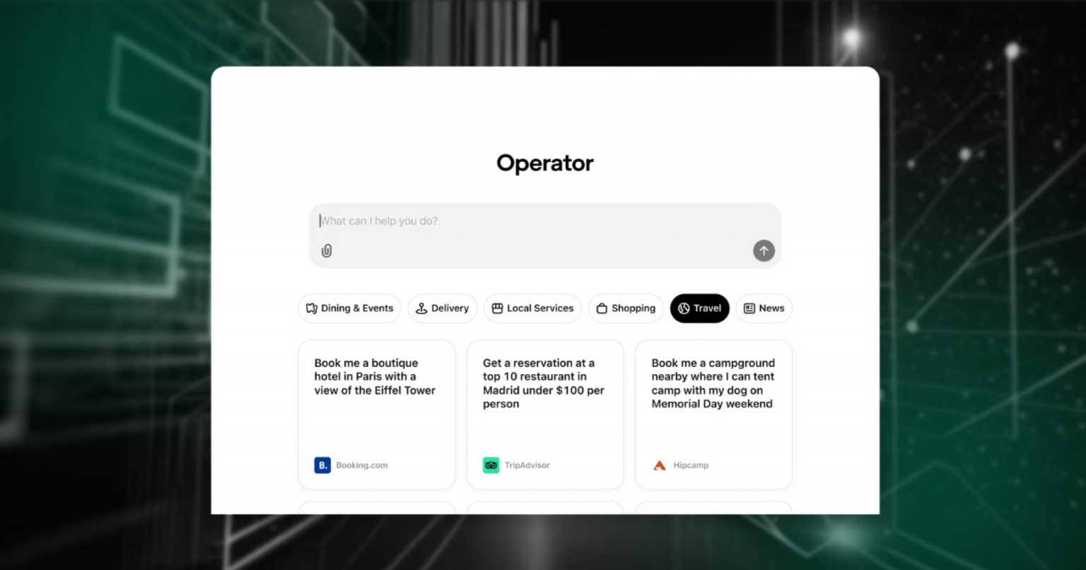 OpenAI представила ШІ-агента Operator, який може замовити доставку продуктів
