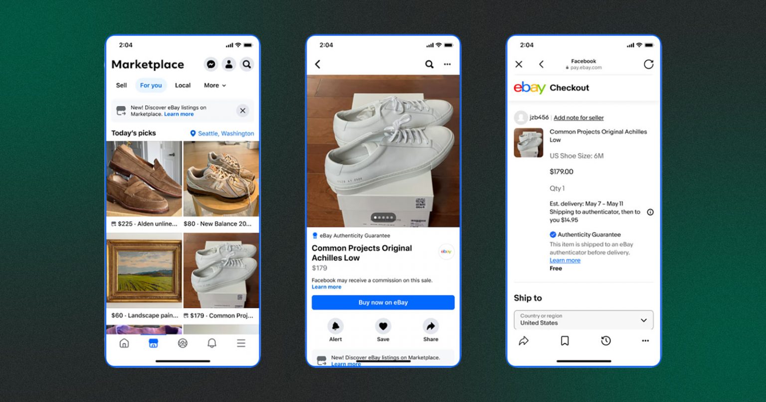 Фото: Meta інтегрує оголошення з eBay у Facebook Marketplace для дотримання вимог ЄС