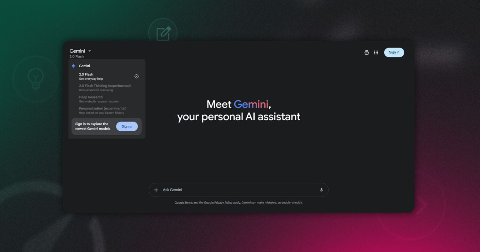 Фото: Google відкрила доступ до Gemini без облікового запису