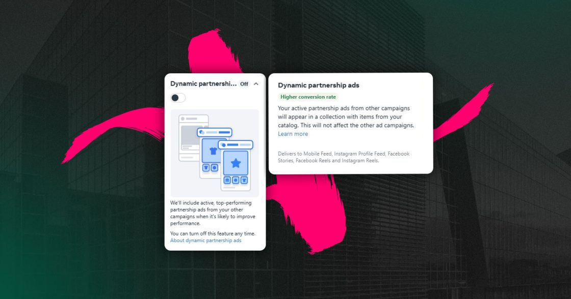 Meta запускає Dynamic Partnership Ads для товарних кампаній