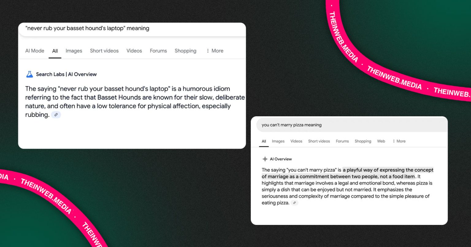 AI Overviews пояснює вигадані фразеологізми за справжні