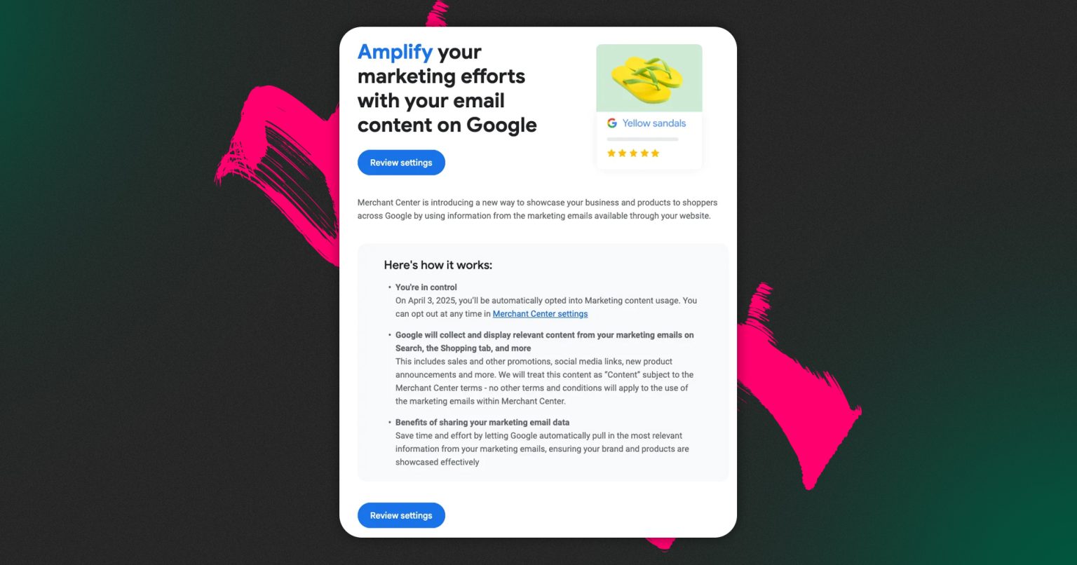 Фото: Google показуватиме в пошуку вміст з email-розсилок компаній