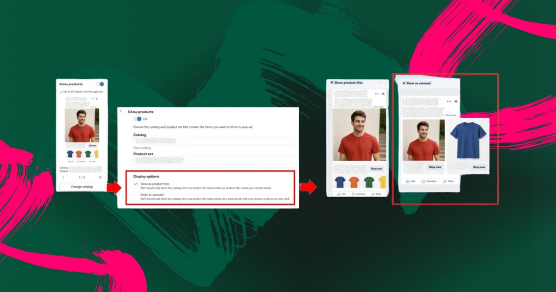 Meta Ads додає новий формат показу товарів у вигляді каруселі в покращеннях Advantage+