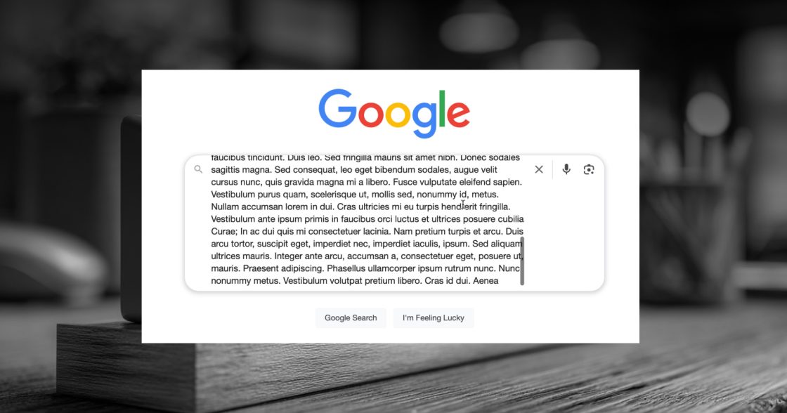 Google планує розширити рядок пошуку для довших запитів