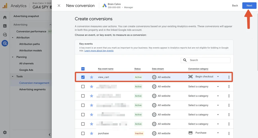 Фото: У GA4 з’явився розділ для керування конверсіями Google Ads