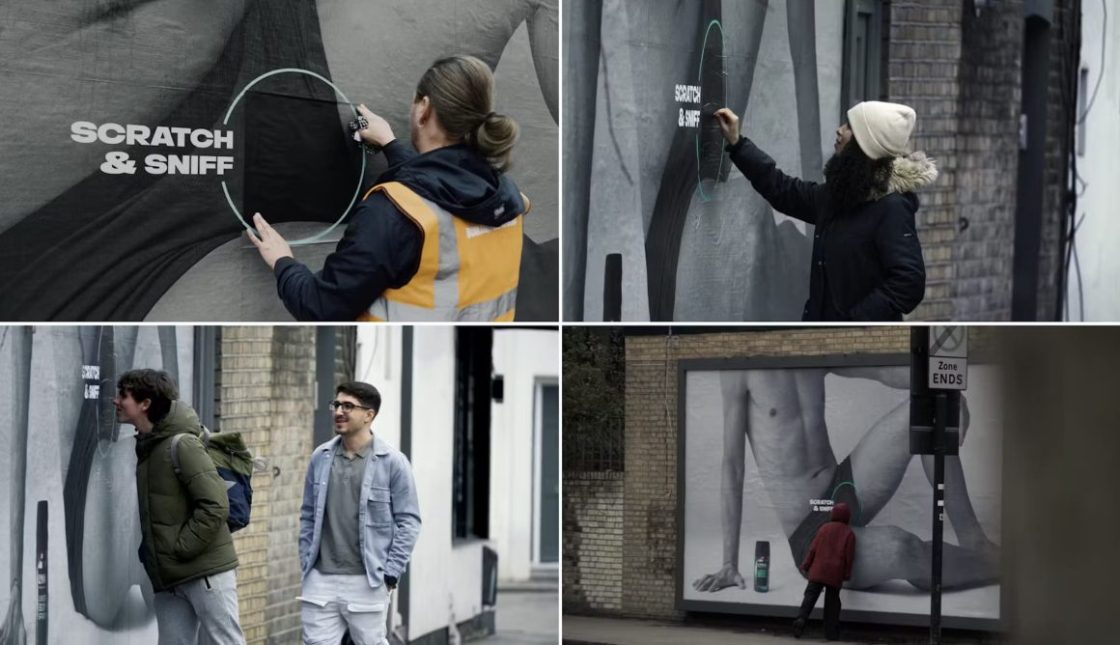 Фото: Axe протестував аромат інтимного дезодоранту через вуличні постери, які треба було потерти