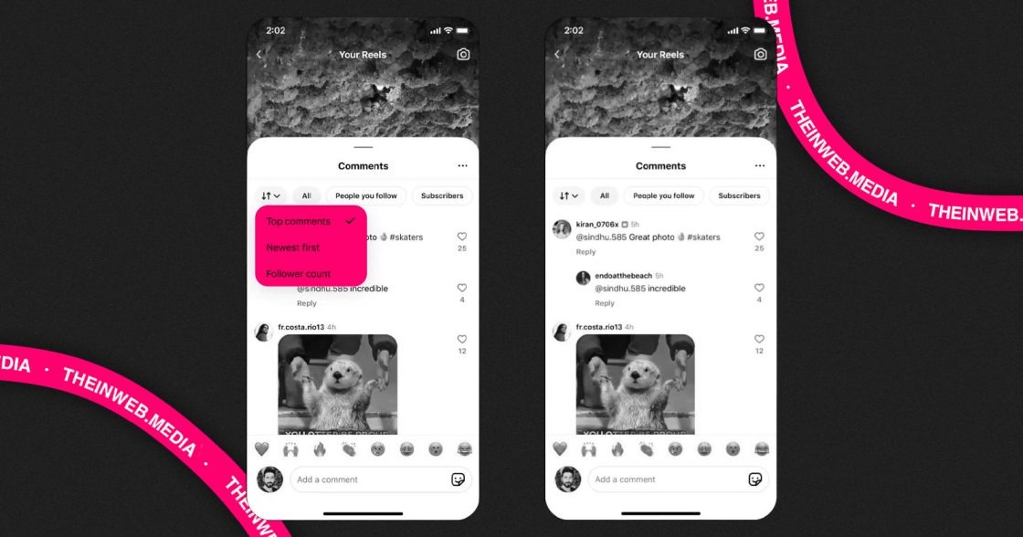 Instagram додав нові фільтри коментарів для акаунтів з понад 100 тисяч підписників