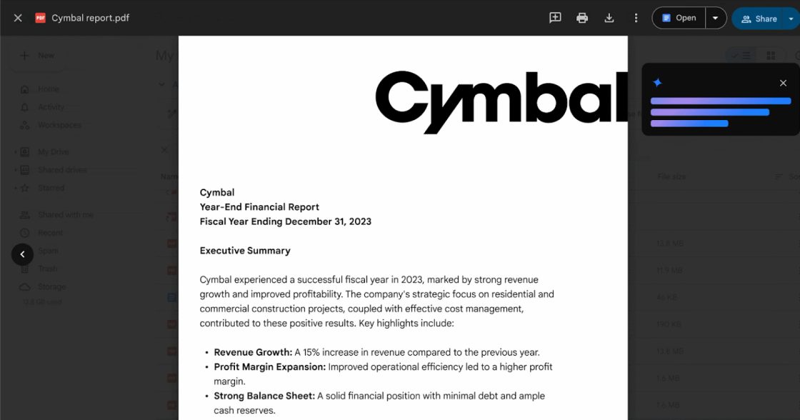 Google інтегрує Gemini у Drive і Forms: автоматичне підсумовування PDF і створення форм