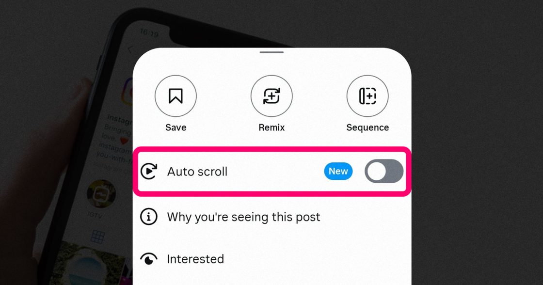 Instagram тестує автоматичне прокручування стрічки