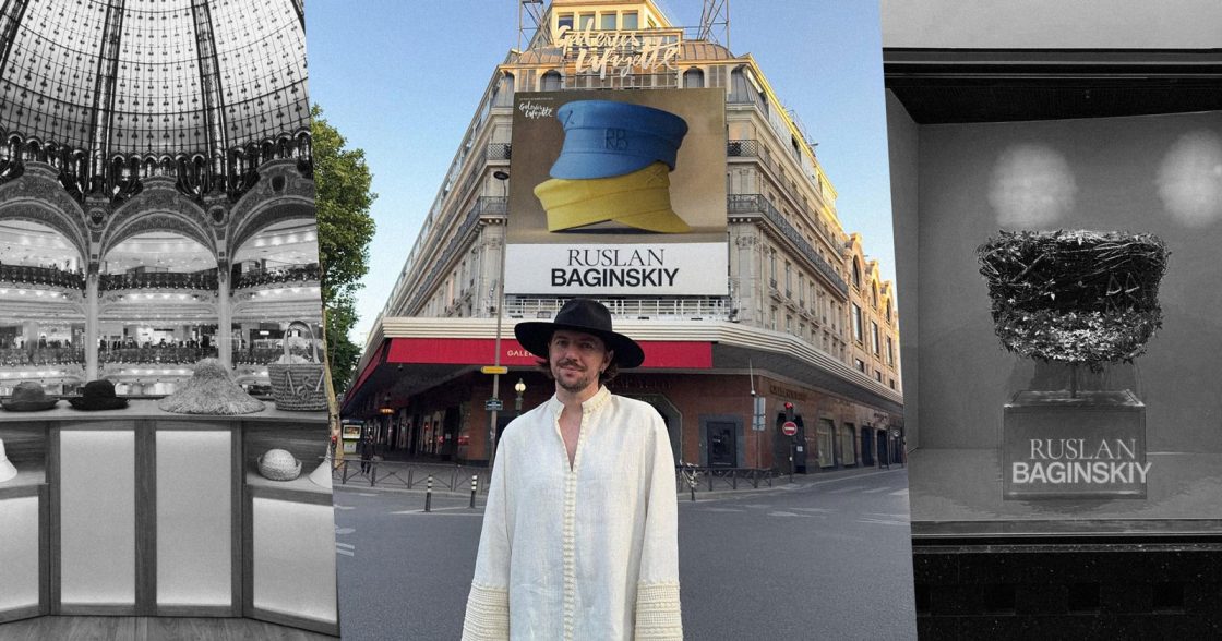 Ruslan Baginskiy оформив 12 вітрин Galeries Lafayette у Парижі до свого 10-річчя