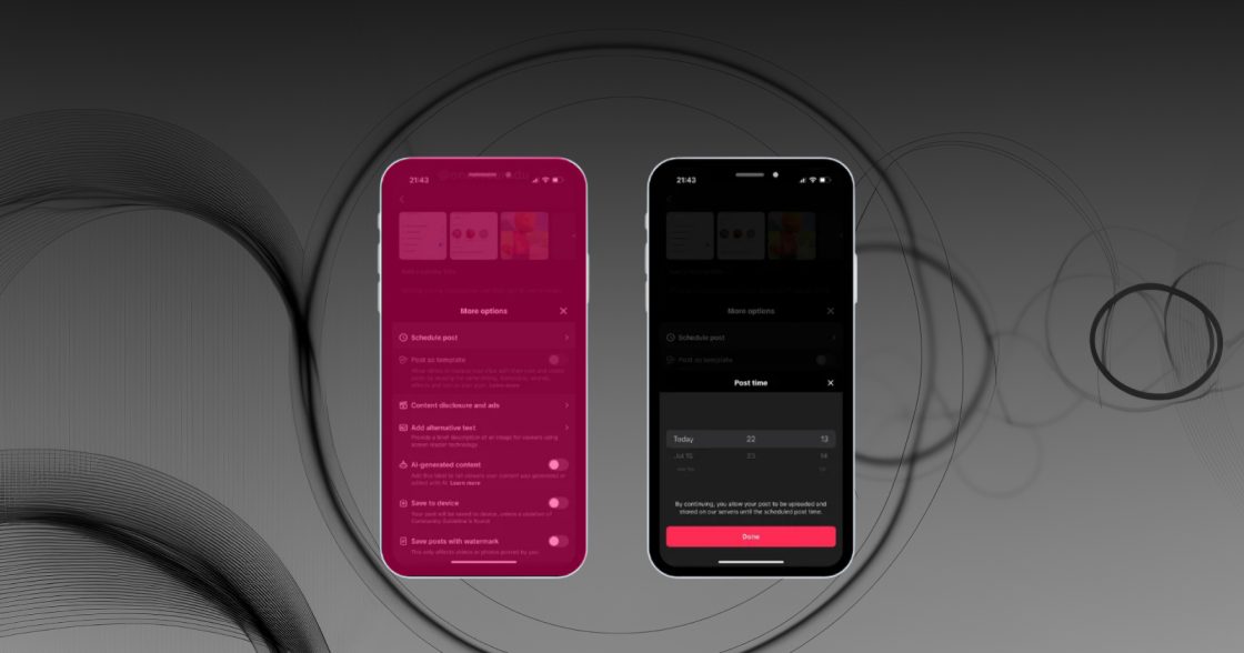 TikTok запустив функцію планування дописів у мобільному застосунку