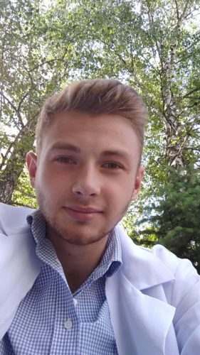 Віталій на навчанні у медичному коледжі — 2016 рік