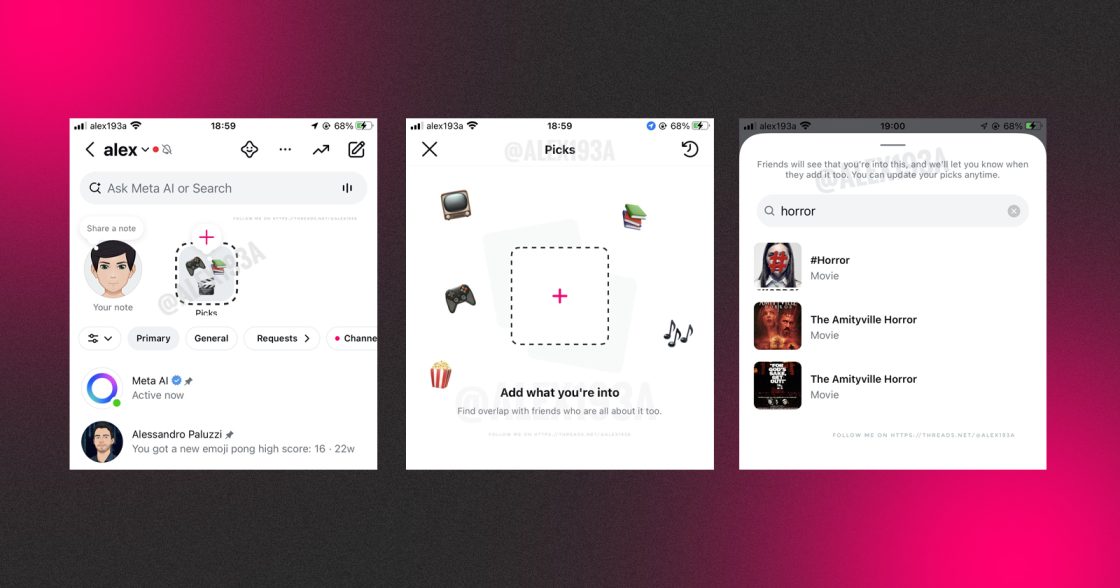 Instagram тестує функцію Picks для пошуку спільних інтересів
