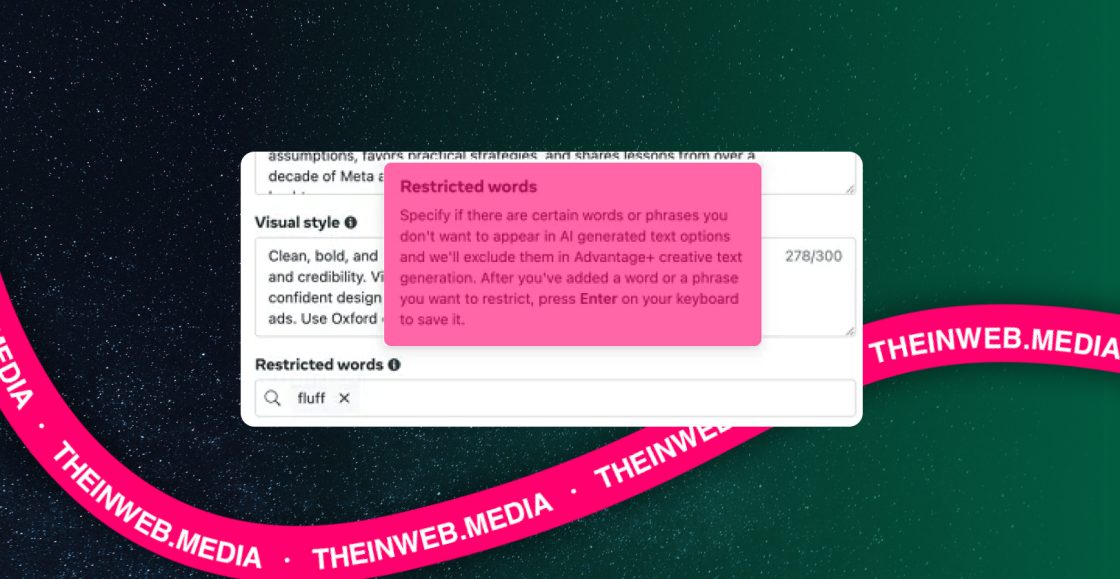 Meta дозволила виключати слова з ШІ-згенерованих текстів у рекламі