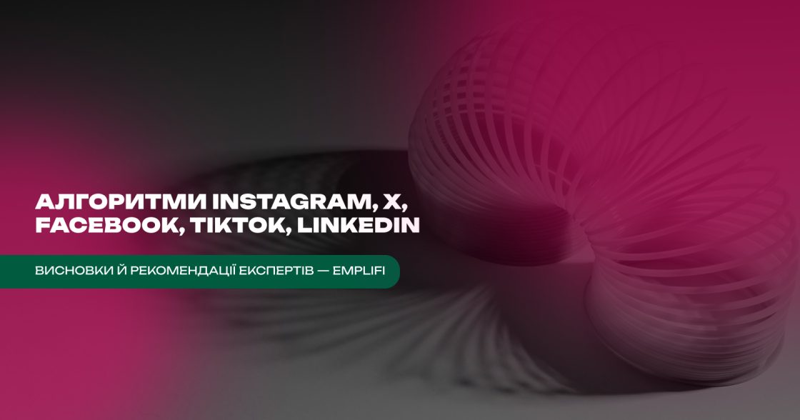 Як у 2025-му працюють алгоритми Instagram, Facebook, TikTok, LinkedIn і X — дослідження Emplifi