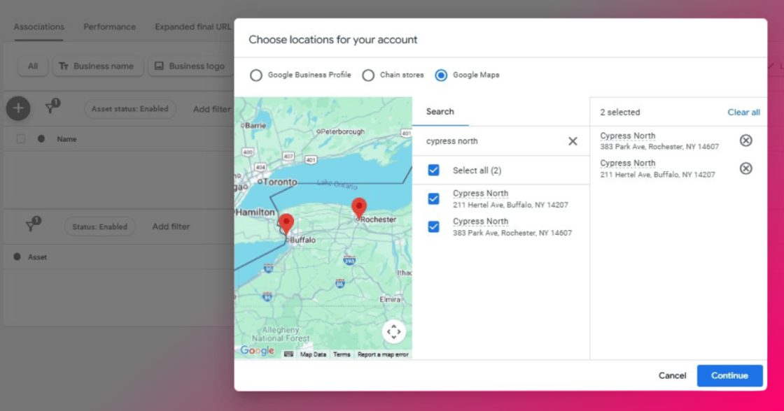 У Google Ads з’явився пошук і додавання локацій через Google Maps
