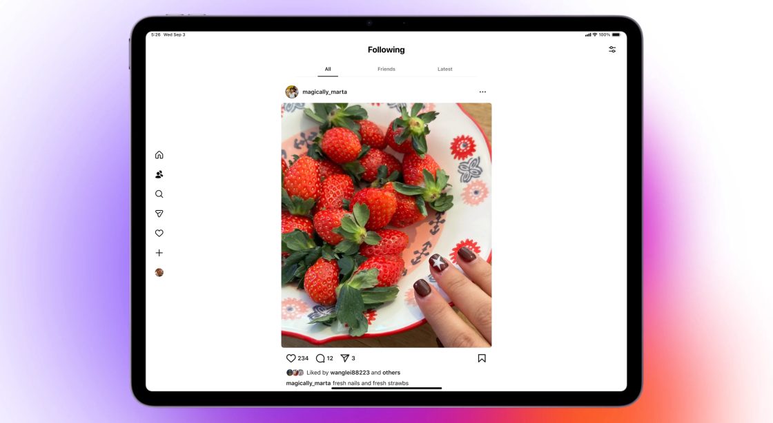 Фото: Instagram запустив офіційний застосунок для iPad з головним фокусом на Reels