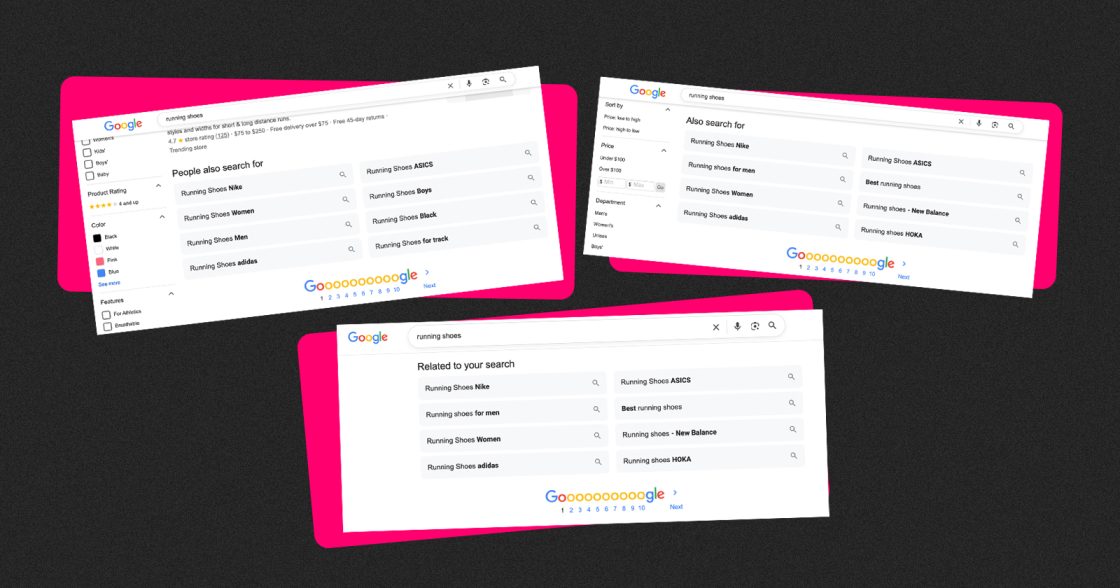 Google тестує нові формати блоку People also search for у пошуку