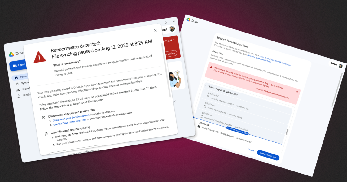 Google впроваджує захист від шифрувальників-вимагачів у Google Drive