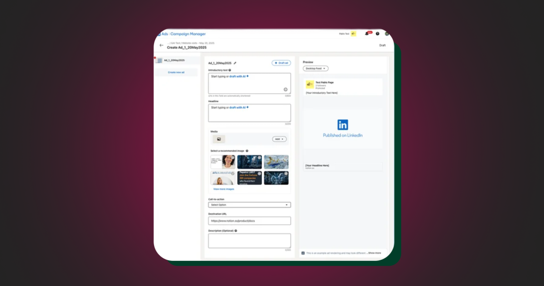 LinkedIn запускає інструменти для малого бізнесу: автотаргетинг та ШІ-шаблони для реклами