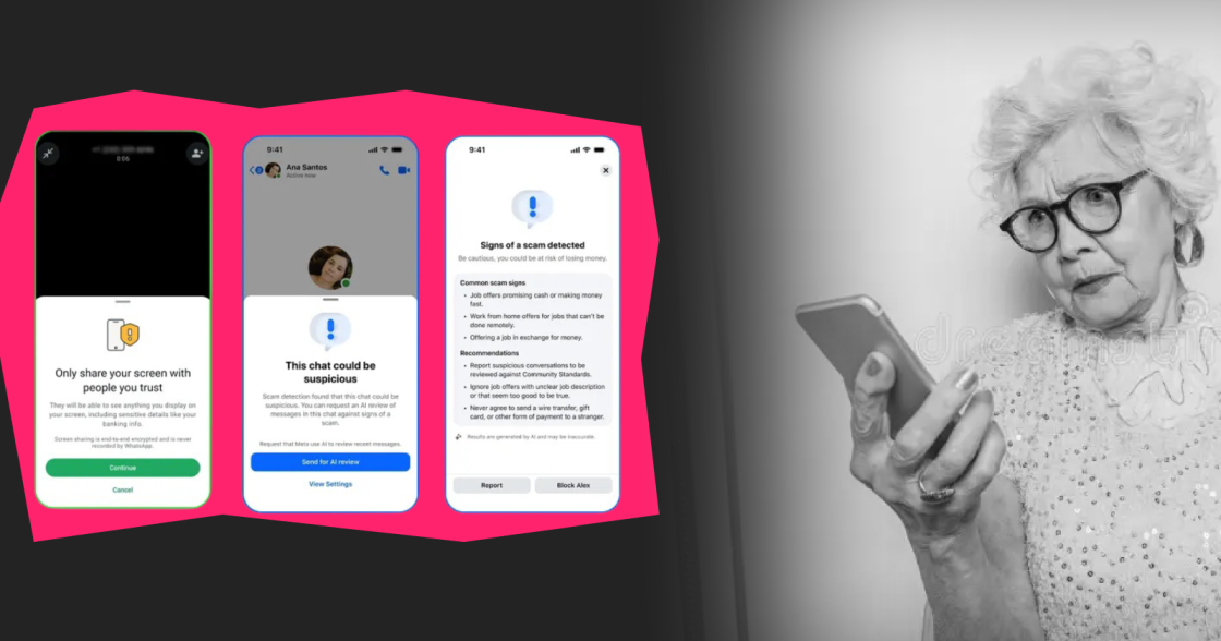Meta запускає нові попередження, щоб захистити літніх людей від онлайн-шахрайства