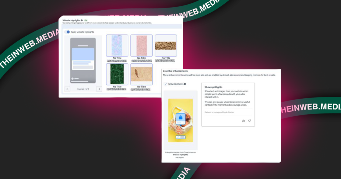 Meta запускає функцію Show Spotlights, яка автоматично підтягує контент із сайтів у рекламу Stories