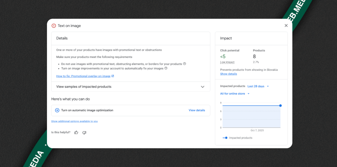 Google додала сторінку для виправлення помилок у Merchant Center
