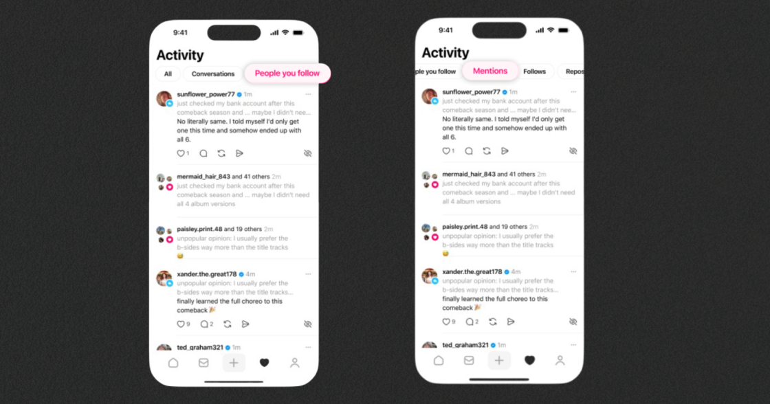 Threads запустив схвалення коментарів і нові фільтри активності