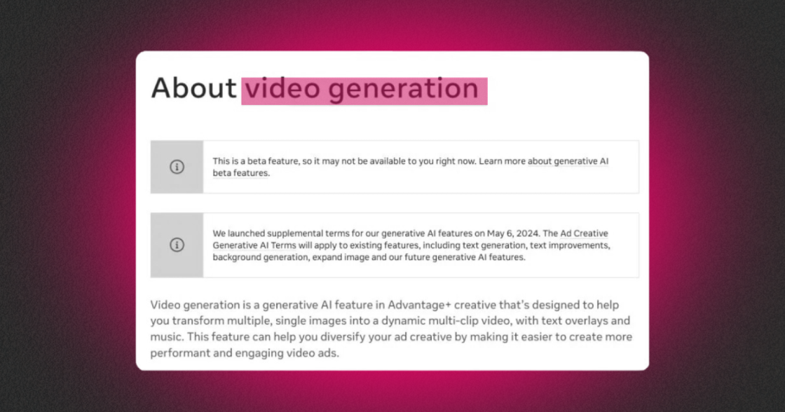 Meta запустила бетаверсію інструмента для створення рекламних відео за допомогою ШІ