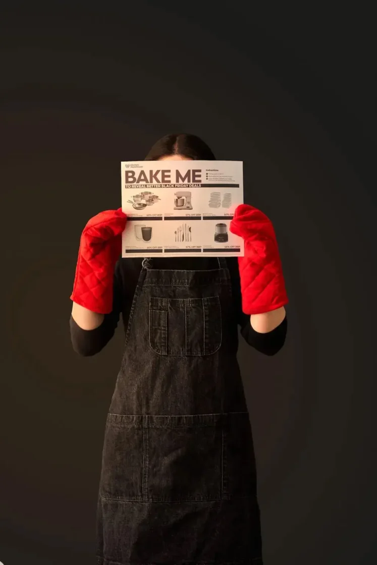 Kitchen Warehouse створила папір для запікання, що показує знижки після нагрівання