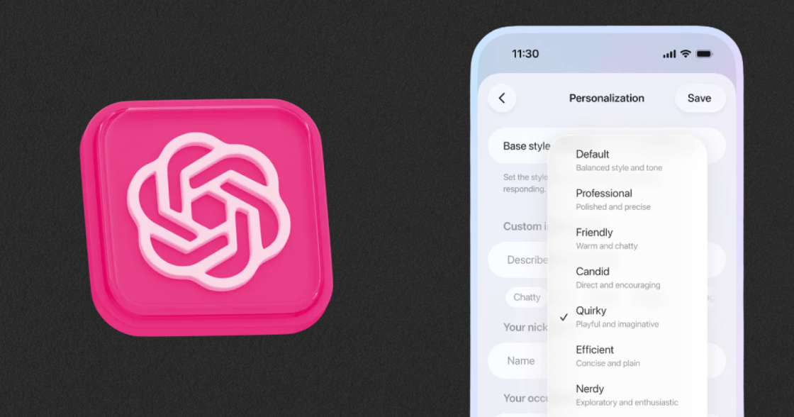 OpenAI представила GPT-5.1 із новими режимами роботи та налаштуваннями стилю спілкування