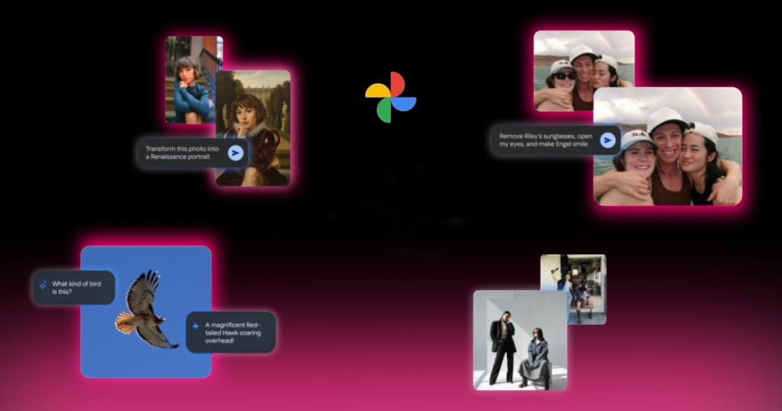 Google додала у Photos нові функції на основі ШІ та розширила розумний пошук