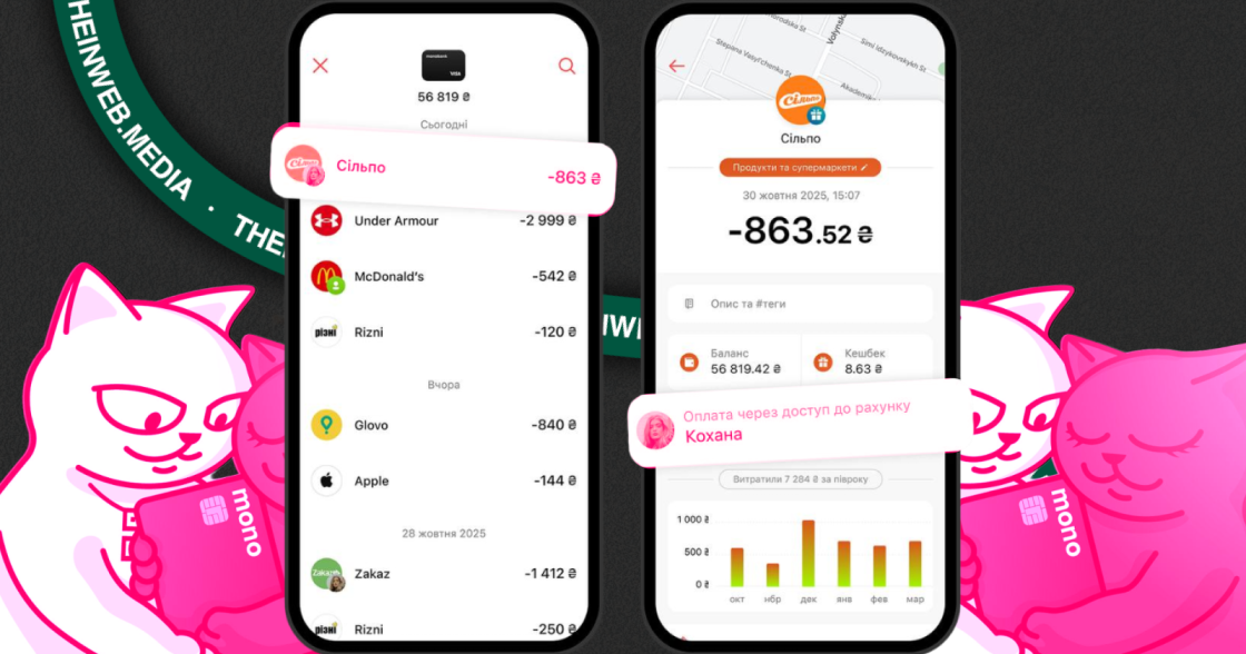 monobank запустив спільні картки з можливістю контролю витрат