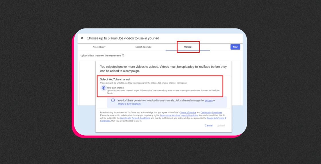 Google дозволила завантажувати відео напряму в Performance Max
