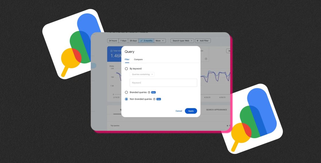 Google Search Console додала фільтр для брендових і небрендових запитів у звіті про ефективність
