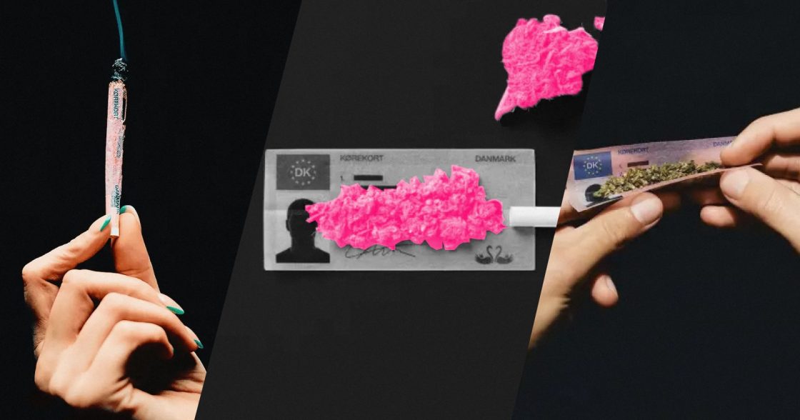 У Данії створили кампанію з використанням самокруток, щоб пояснити ризики кермування після вживання канабісу