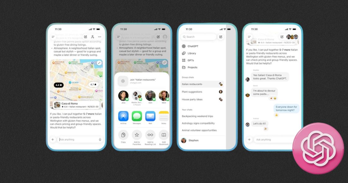OpenAI тестує групові чати в ChatGPT у кількох країнах