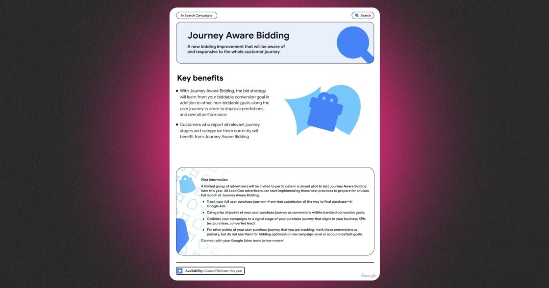 Google тестує систему, що оптимізує пошукову рекламу на основі всього шляху до покупки